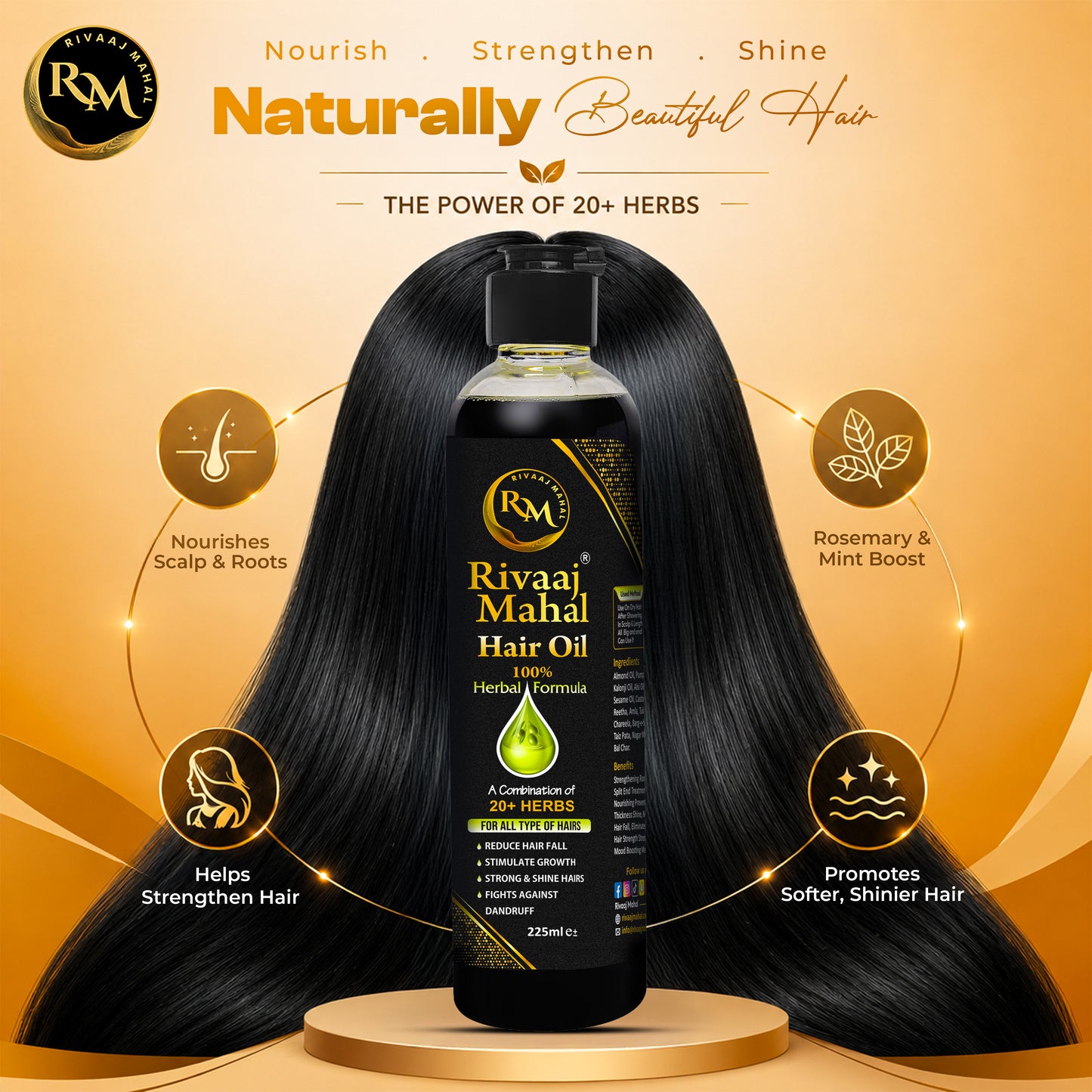Rivaaj Mahal Hair Oil