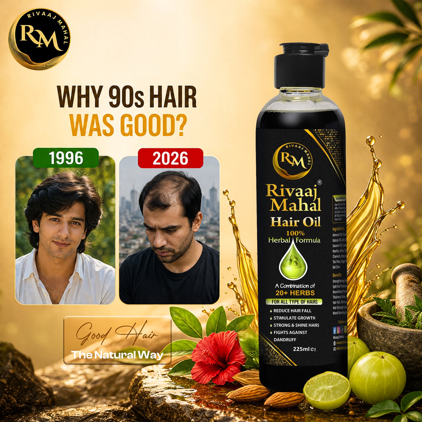 Rivaaj Mahal Hair Oil
