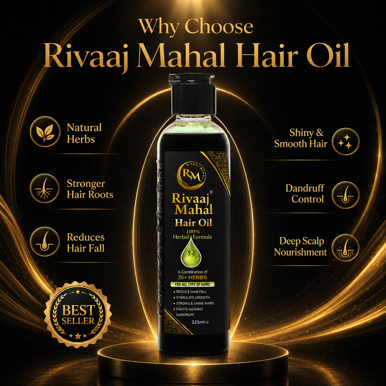 Rivaaj Mahal Hair Oil