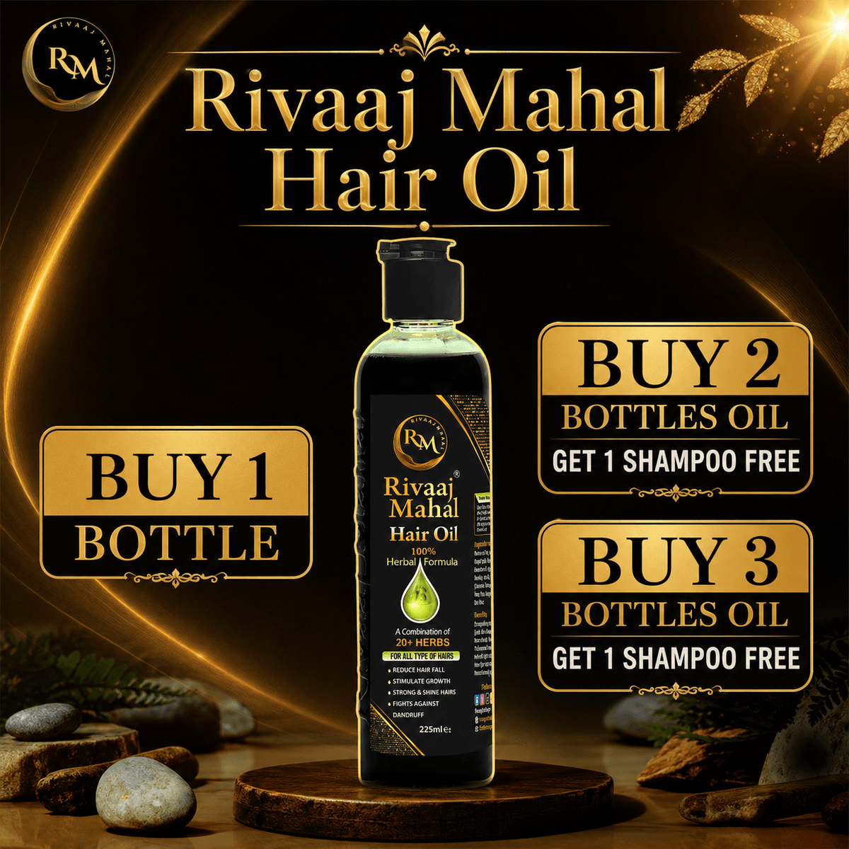 Rivaaj Mahal Hair Oil