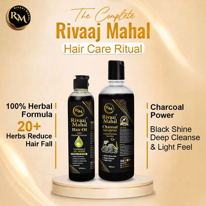 Rivaaj Mahal Hair Oil (225ml) & Organic Shampoo (500ml)